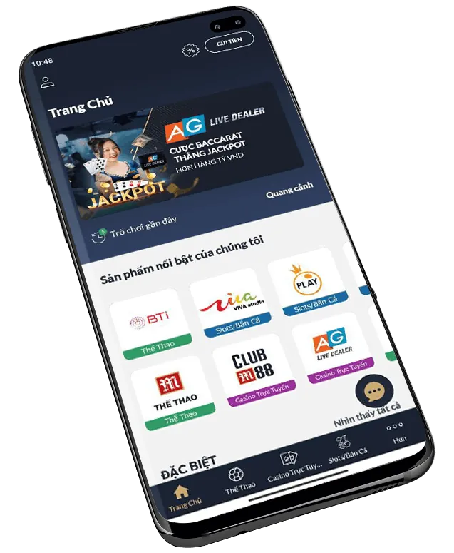 Người dùng trải nghiệm đa dạng trò chơi trên Donclub App
